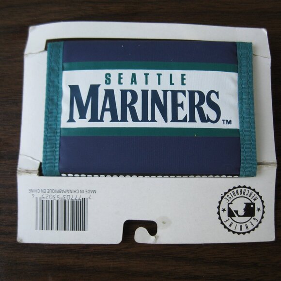 Vintage 90's Seattle Mariners Wallet NWT - Picture 2 of 2